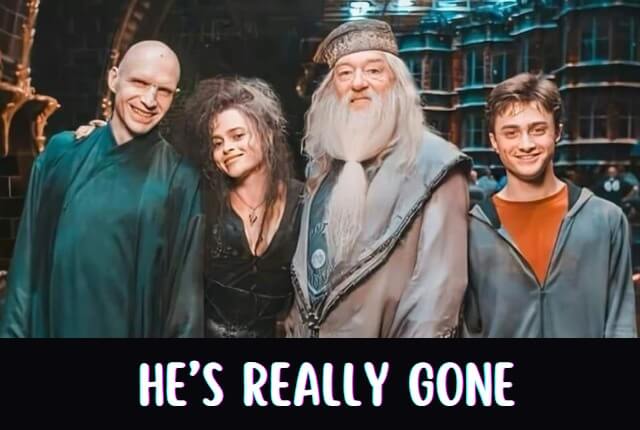 Albus Dumbledore Death scene in Harry Potter